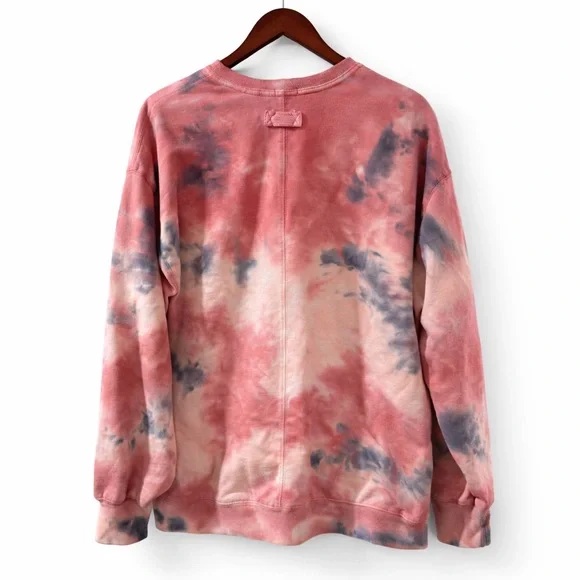 Flirtitude Active Pink Tie Dye Sweatshirt Small - Picture 2 of 3
